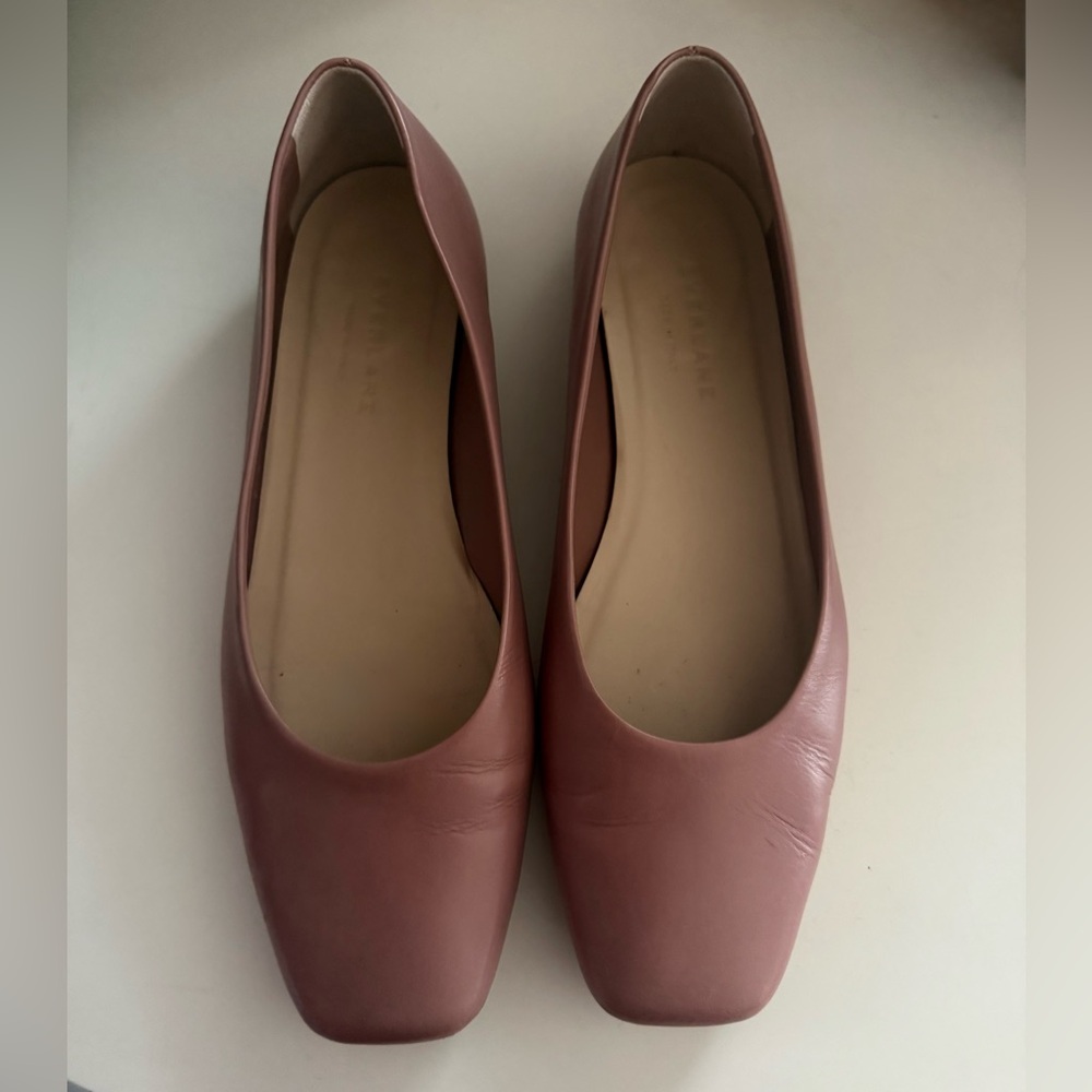 Everlane Pink 90’s Flats Size 7.5